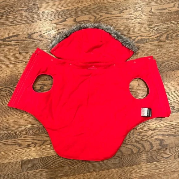 💕x3HP💕Red Canada Pooch dog winter coat - Picture 8 of 14